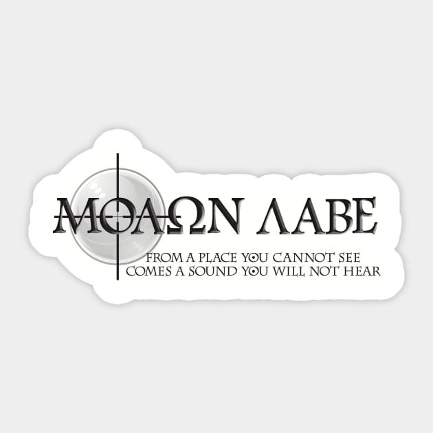 Molon Labe - "Come and Get Them" Sticker by DDGraphits